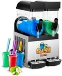 Royal Catering Slush-Eis-Maschine Slushie Maker RCSL 2/15 (2 x 12 L, 770 W, -3...