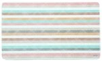 Kesper Fr&uuml;hst&uuml;cksbrettchen aus Melamin mit Streifen-Muster, 23,5x 14,5x 0,4cm,
