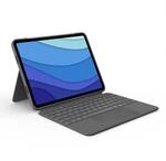 Logitech Tablet Keyboard, Grau, Tastatur-Case