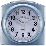 Technoline Quarzwecker Model L, blau, analog, Weckalarm mit Schlummerfunktion