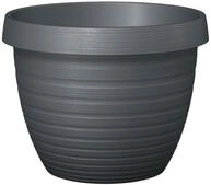 Scheurich Country Star, Pflanzgef&auml;&szlig; aus Kunststoff, Metallic Grey, 40 cm