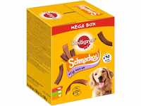 Pedigree Hundesnacks Hundeleckerli Schmackos Mixbox, 110 Stück - 790g, 22 Stück