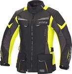B&uuml;se Lago Pro Damen Motorrad Textiljacke, schwarz/neon/gelb, 42
