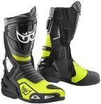 Berik Donington Motorradstiefel, schwarz/neon-gelb, 45