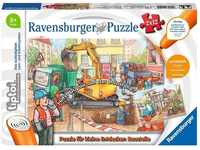 Ravensburger tiptoi Spiel 00049 Puzzle für kleine Entdecker: Baustelle - 2x12 Teile
