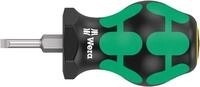 Wera '05008840001 335 Stubby/Vergaserschraubendreher, 0.6 x 3.5 x 24.5 mm