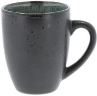 BITZ Kaffeetasse/Kaffeebecher, Tasse aus robustem Steinzeug, 30 cl, schwarz
