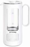 grossag WK 8.00 Glas-Wasserkocher 0,5 l in wei&szlig;, BPA-freier Glask&ouml;rper f&uuml;r