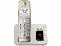 Panasonic KX-TGE260GN Schnurlostelefon mit Anrufbeantworter (Bis zu 1.000