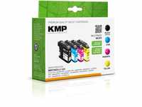 KMP Tintenpatronen passend für Brother LC-223BK Multipack Schwarz 3-farbig...