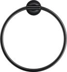 Duravit Handtuchring Starck T, Wandmontage, Schwarz Matt, One Size