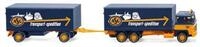 Wiking 045703 H0 Scania 111 Kofferhaengerzug ASG
