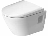 Duravit D-Neo Wand-Tiefspül-WC-Set Compact Rimless 480 mm, Weiß, 45870900A1