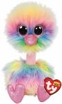 Ty Asha Strau&szlig; Beanie Boos Mittelgro&szlig;, Beanie Baby Weiches Pl&uuml;schtier, Sammelbares