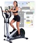 Christopeit Crosstrainer Ellipsentrainer ECO 2000 &ndash; Ergometer mit Generator,