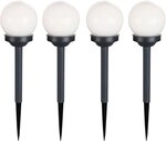 LED Au&szlig;en Kugelleuchten Solarleuchte Steckleuchte Erdspie&szlig; Gartendeko...