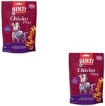 Rinti Chicko Plus K&auml;se-Schinken-W&uuml;rfel | Doppelpack | 2 x 80 g | Leckerli f&uuml;r