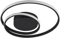 Reality Leuchten LED Deckenleuchte Zibal R62911132, Metall Schwarz matt, inklusiv 22