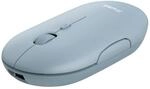 Trust Puck Wiederaufladbare Kabellose Maus, Bluetooth und 2.4 GHz Verbindung via