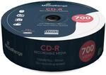 MediaRange CD-R 700MB|80min 52-fache Schreibgeschwindigkeit, Pack 25