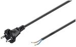 Goobay 58913 Universal Staubsauger Anschlusskabel; 7,5 m, Schwarz Konturenstecker