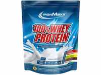 IronMaxx 100% Whey Protein Pulver - French Vanilla 2,35kg Beutel | zuckerreduziertes,