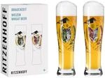 RITZENHOFF 3481002 Weizenbierglas 500 ml - 2er Set - Serie Brauchzeit Set Nr. 2, 2