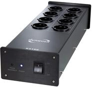 Dynavox HiFi-Netzfilter X4100B, Mehrfach-Steckdose mit 8 Steckpl&auml;tzen, mit