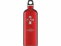 SIGG - Alu Trinkflasche - Traveller Roter Berg - Klimaneutral Zertifiziert - Für