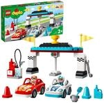 LEGO 10947 DUPLO Rennwagen Spielzeugautos, Kleinkinder Spielzeug,...