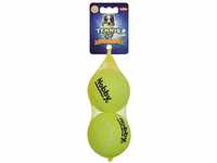 Nobby Tennisball mit Squeaker, L: 8,5 cm, 1 Netz (1 x 2 Stück)