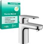 hansgrohe Vernis Blend - Waschtischarmatur ohne Ablauf, Wasserhahn Bad mit Auslauf
