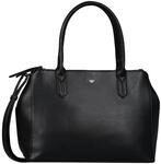 TOM TAILOR Roma Damen Shopper Umh&auml;ngetasche Rei&szlig;verschluss Mittelgro&szlig; Schwarz