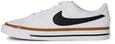 Nike Court Legacy (Gs) Sneaker, White Black Desert Ochre Gum Light Brown, 38 EU