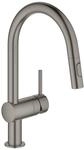 GROHE Minta 32321AL2 K&uuml;chenarmatur ausziehbar Dual-Brause Hochschwenkbarer...