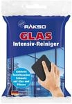 RAKSO Glas-Intensivreiniger - 1 Scheibenreiniger aus Edelstahlwolle, kratzfrei,