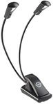 K&M 12243 Notenpultleuchte Double LED FlexLight Schwarz - Befestigung per Clip - 2