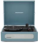 Crosley Voyager Plattenspieler mit 2 Lautsprecher, Bluetooth In & Out und AUX -...