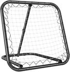 HOMCOM Rebounder f&uuml;r Fu&szlig;ball, 78 x 84 cm Prellwand mit Heringen, verstellbar in 5
