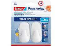 Tesa Powerstrips Haken (Waterproof Large Kunststoff) weiß