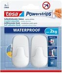 tesa Powerstrips Haken (Waterproof Large Kunststoff) wei&szlig;