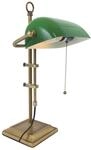 Steinhauer Antike Schreib Tisch Lampe Leuchte Beleuchtung Bronze-Farbe Banker-Leuchte