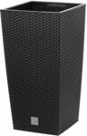 7.2 -Liter -Zeit Pot mit Einsatz 17 x 17 x 32,4 cm in Anthrazitfarbe