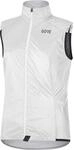 GORE WEAR Damen Fahrrad-Weste Ambient, GORE-TEX INFINIUM, 34, Wei&szlig;