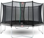 Berg Favorit Trampoline Regular 270 cm grau + Safety Net Comfort | Premium...
