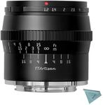 TTARTISAN 50mm F1.2 APS-C Large Aperture Manual Focus Fixed Lens Compatible with Sony