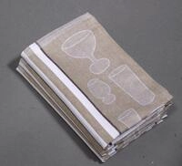 Dyckhoff 02882 20 200 Geschirrt&uuml;cher Glas Sand/3st.
