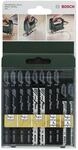 Bosch 2609256744 Stichs&auml;geblatt-Set T-Schaft, 10-teilig