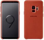 Samsung Alcantara Schutzh&uuml;lle f&uuml;r Galaxy S9 &ndash; Rot