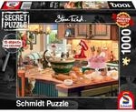 Schmidt Spiele 59919 Secret Puzzle, Am K&uuml;chentisch, 1.000 Teile, bunt